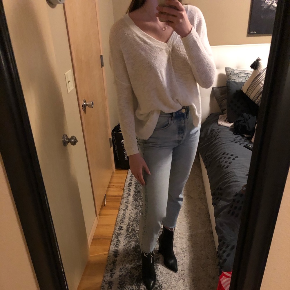 White sweater